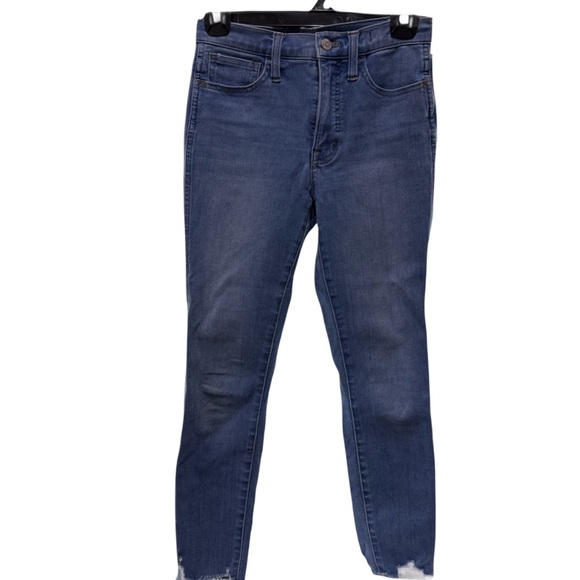 Madewell Light Blue Denim Jeans 10” High Rise Jeggings - Picture 2 of 14